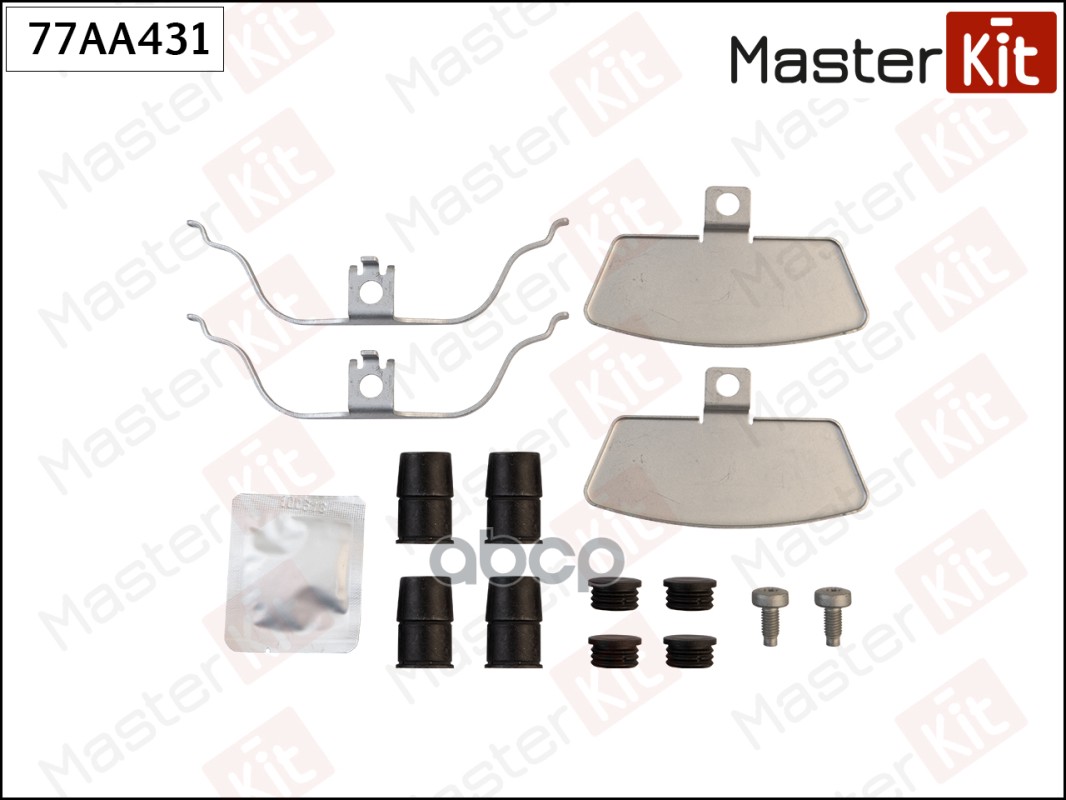 Комплект установочный тормозных колодок Audi A6 (4G2, 4GC, C7) 2010 - 2018 77AA431 MasterKit арт. 77AA431