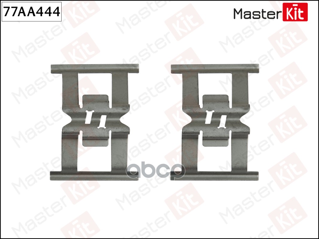 Комплект установочный тормозных колодок VW TOUAREG (7P5, 7P6) 2010 - 2018 77AA444 MasterKit арт. 77AA444