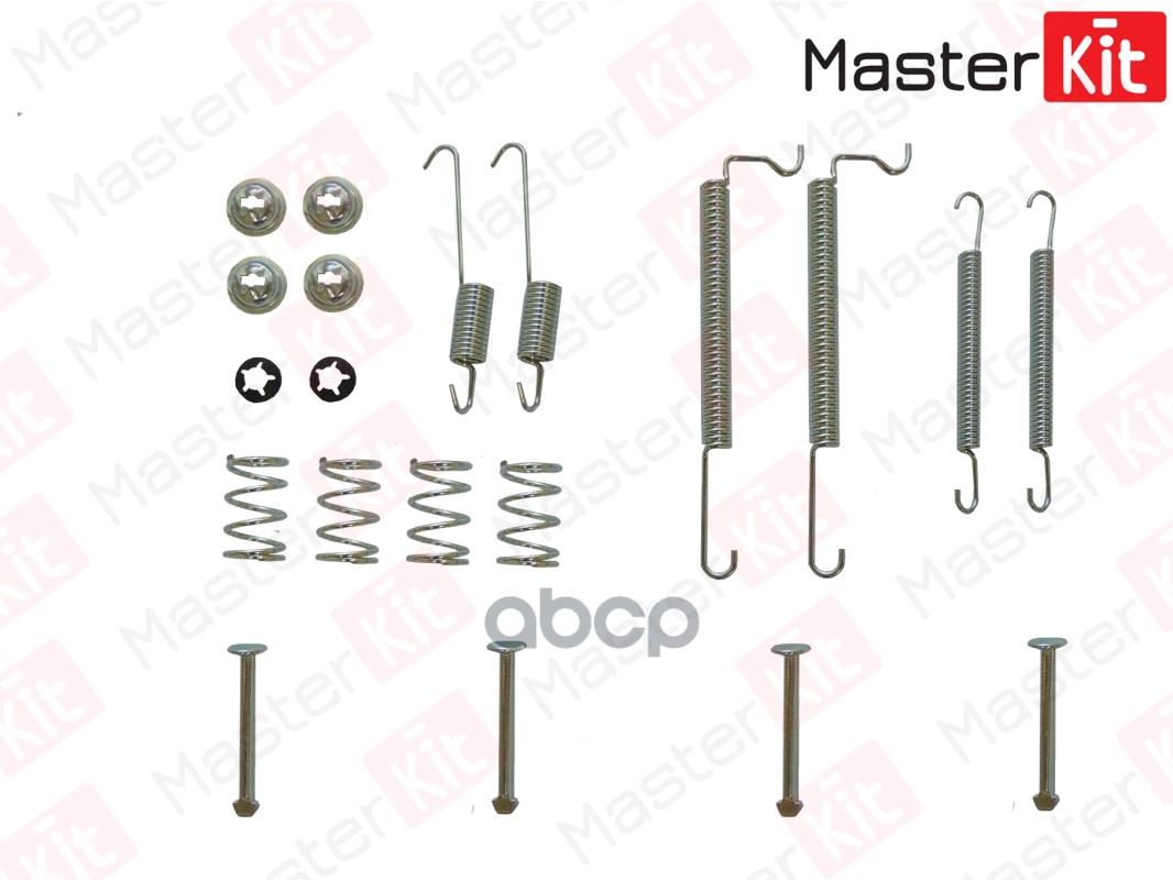 77AA447 Комплект установочный тормозных колодок Mitsubishi PAJERO SPORT II (KH_  KG_) 2008 - MasterKit арт. 77aa447
