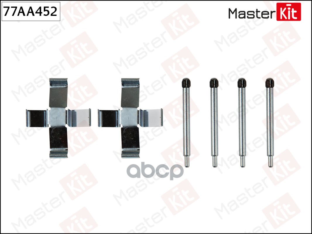Комплект установочный тормозных колодок VW Transporter III 79-92 MasterKit арт. 77AA452
