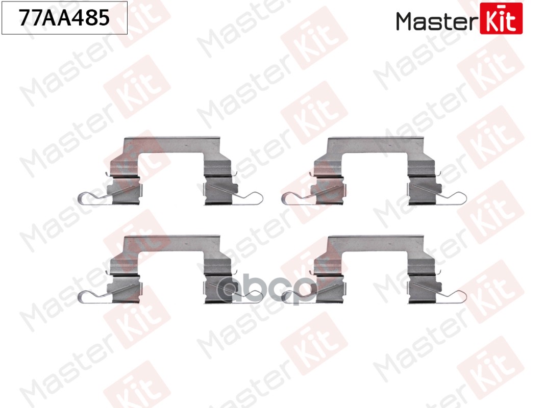 Комплект установочный тормозных колодок Nissan X-TRAIL (T30) 2001 - 2013 77AA485 MasterKit арт. 77AA485