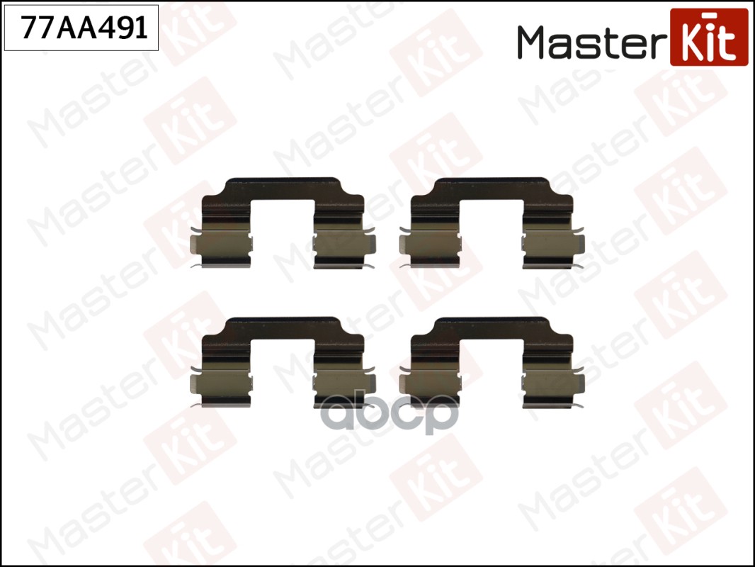 Комплект установочный тормозных колодок Suzuki SWIFT III (MZ, EZ) 2005 - 77AA491 MasterKit арт. 77AA491