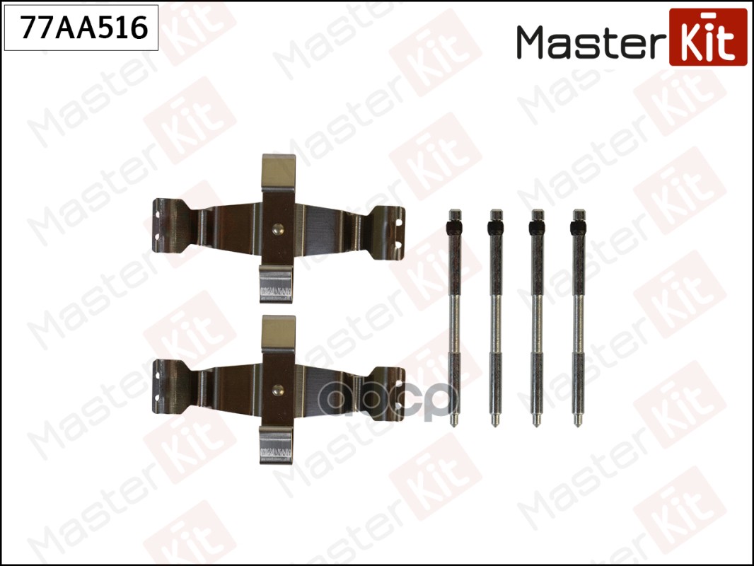 Комплект установочный тормозных колодок Audi A6 (4G2, 4GC, C7) 2010 - 2018 77AA516 MasterKit арт. 77AA516