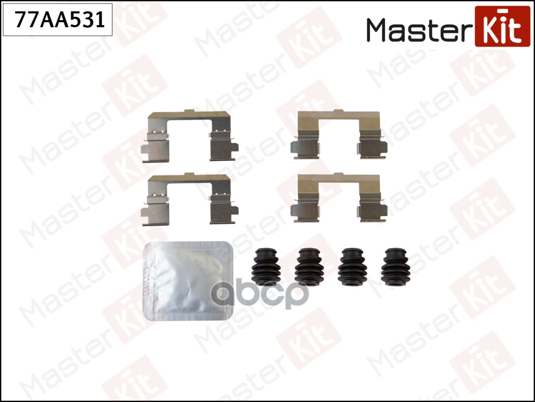 Комплект установочный тормозных колодок Mazda CX-5 (KE, GH) 2011 - 77AA531 MasterKit арт. 77AA531