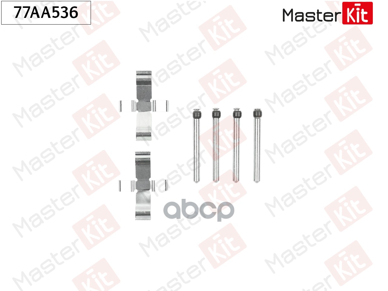 Комплект установочный тормозных колодок BMW 3(E21) 75-84,Porsche 914 69-76 MasterKit арт. 77AA536