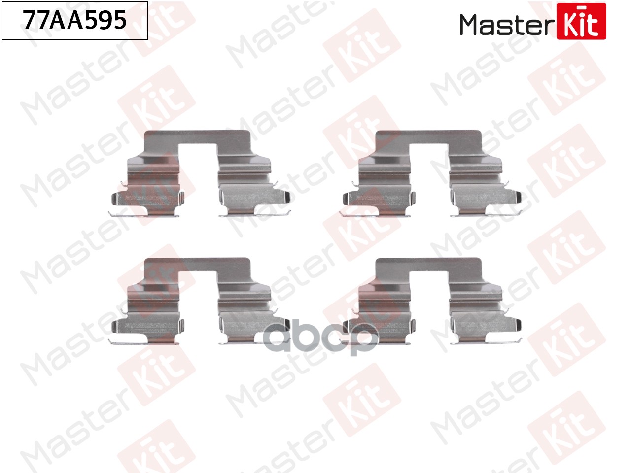 Комплект установочный тормозных колодок Honda Odyssey 17- 77AA595 MasterKit арт. 77AA595