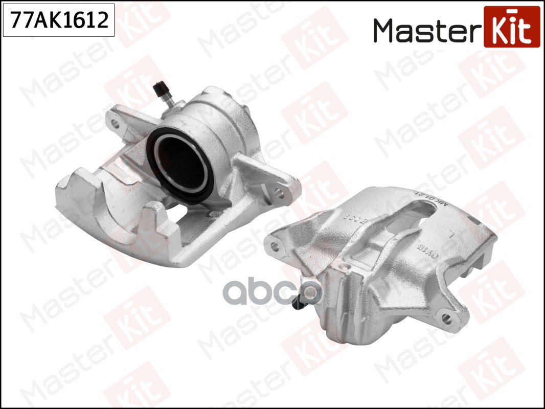 77AK1612 Тормозной суппорт перед. лев. Citroen DS3 2009 - 2015  Peugeot 208 (CA_  CC_) 2012 - MasterKit арт. 77ak1612