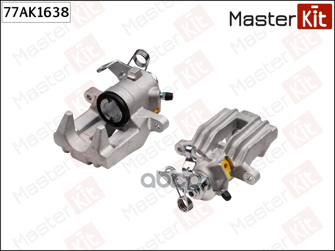 Суппорт тормозной зад. лев. Skoda FABIA I (6Y2) 1999 - 2008, FABIA II (542) 2006 - 2014, RAPID (NH3) 77AK1638 MasterKit арт. ...