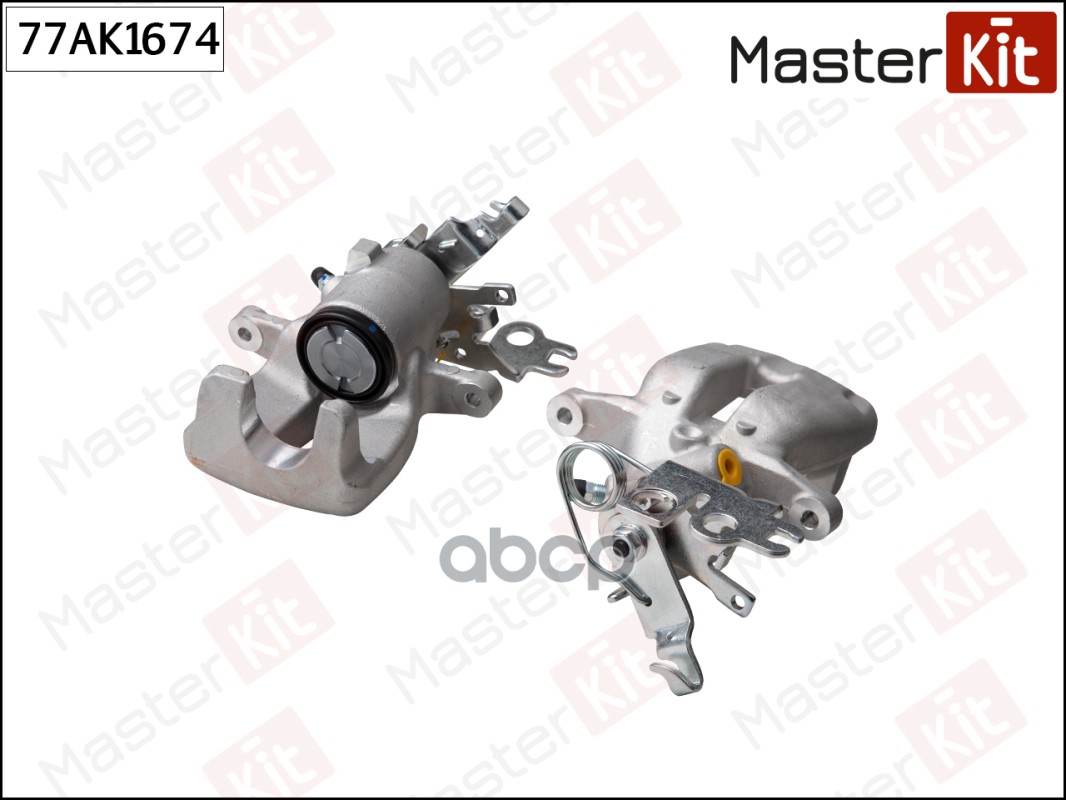 Суппорт тормозной зад. лев. VW Caddy III(2KB,2KJ,2CB,2CJ,2KA,2KH,2CA,2CH) 04-15 MasterKit арт. 77AK1674