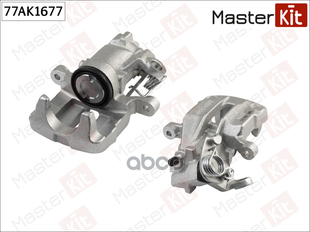 77AK1677 Тормозной суппорт зад. прав. Volkswagen GOLF II (19E 1G1) 1983-1992  GOLF III (1H1) 1991-19 MasterKit арт. 77ak1677