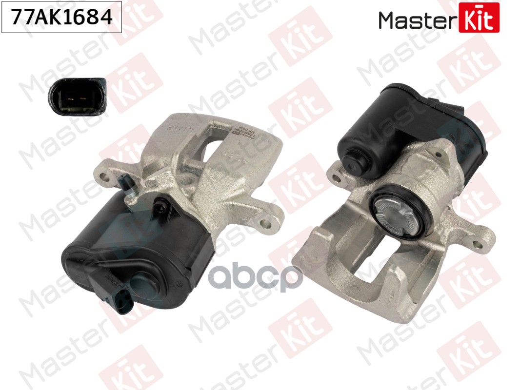 Тормозной суппорт зад. лев. Audi Q3 (8UB, 8UG) 2011 - 2018, Volkswagen TIGUAN (5N_) 2007 - MasterKit арт. 77AK1684