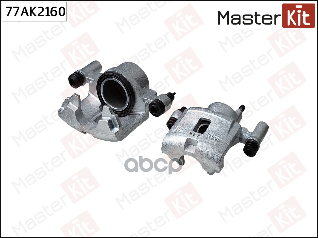 Суппорт тормозной передний левый Mazda 323 F VI (BJ) 1998-2004, 626 V (GF) 1997-2002 77AK2160 MasterKit арт. 77AK2160
