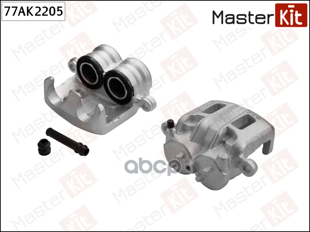 Суппорт тормозной перед. прав. Mitsubishi PAJERO III (V7_W, V6_W) 1999 - 2007, PAJERO IV (V Masterkit 77AK2205 MasterKit арт....