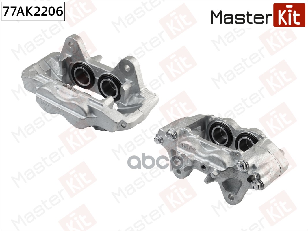 Тормозной суппорт перед. лев. Mitsubishi PAJERO IV 2006 - MasterKit арт. 77AK2206