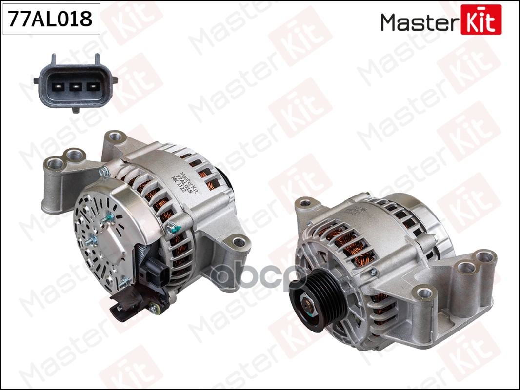 Генератор  FORD FIESTA 01-08 (14V 104A) Masterkit MasterKit арт. 77AL018