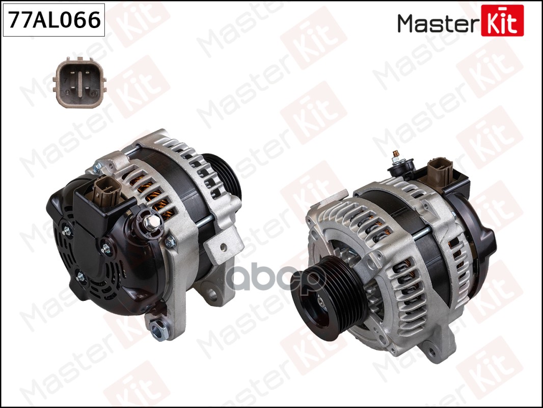 Генератор Toyota RAV4 III(_A3_) 05-13,VW Passat(3G5) 14- (14V,100A) MasterKit арт. 77AL066