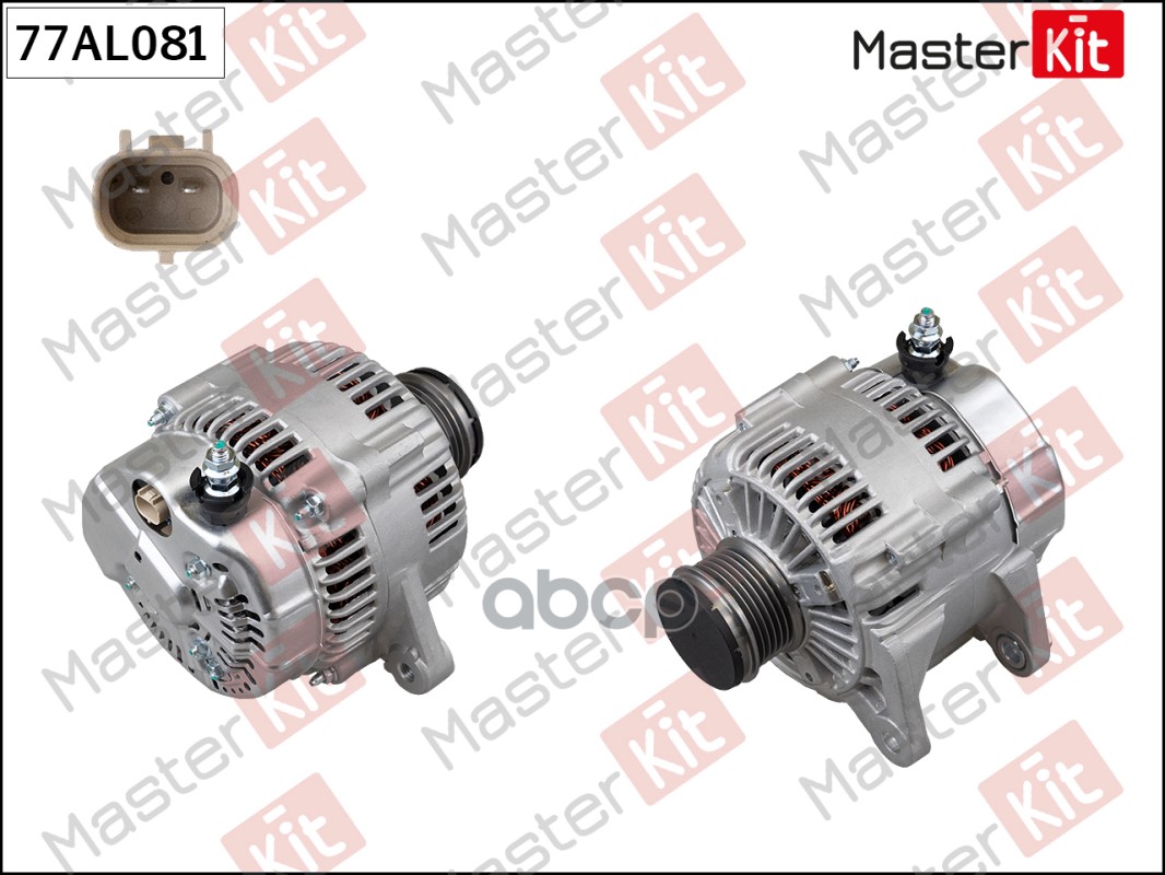 Генератор JEEP CHEROKEE 2.4, GAZELLE 77AL081 MasterKit арт. 77AL081