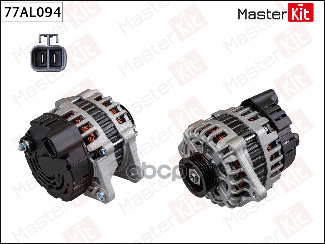 Генератор Hyundai Atos(MX),Getz(TB),i10(PA) 97-,Kia Picanto(SA) 04- (14V,70A) MasterKit арт. 77AL094