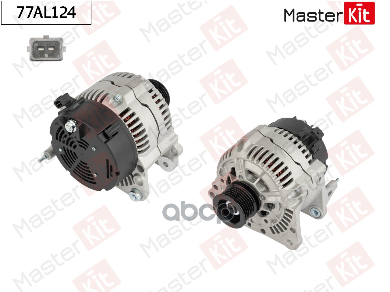 Генератор  AUDI VW 90-08 77AL124 MasterKit арт. 77AL124
