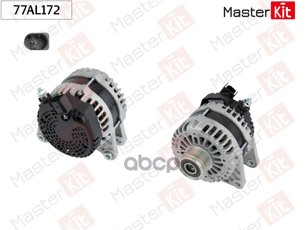 Генератор CHERY Tiggo 8 Pro Max F4J20C/ EXEED VX F4J20C 77AL172 MasterKit арт. 77AL172