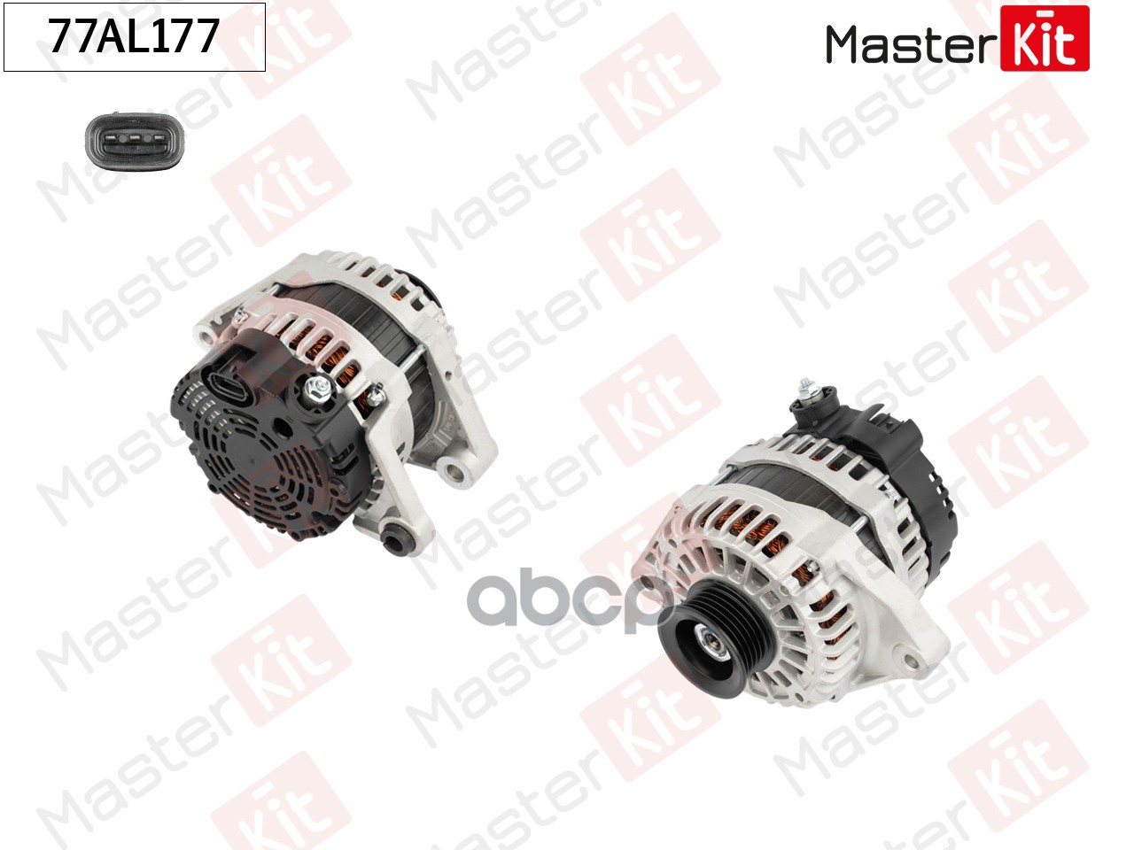 Генератор GEELY MK/MK2/OTAKA/MK Cross MR479QA (90A)/LIFAN Smily LF479Q3 77AL177 MasterKit арт. 77AL177