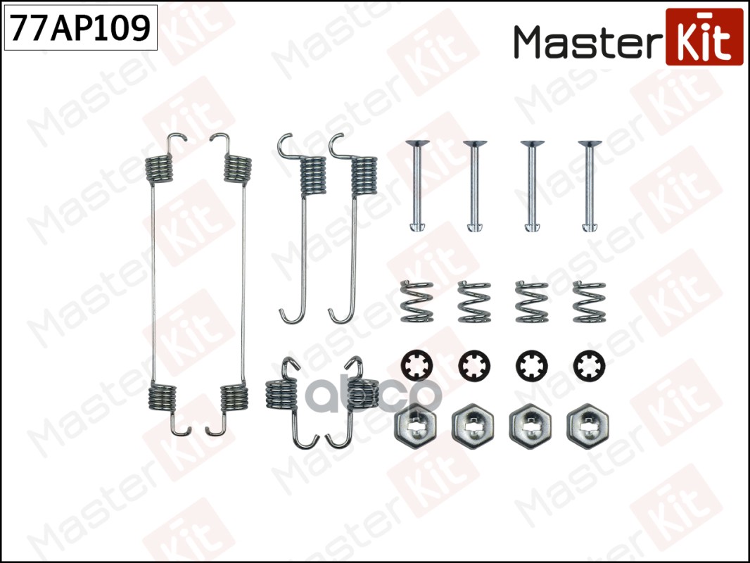 Ремкомплект Крепления Тормозных Колодок MasterKit арт. 77AP109