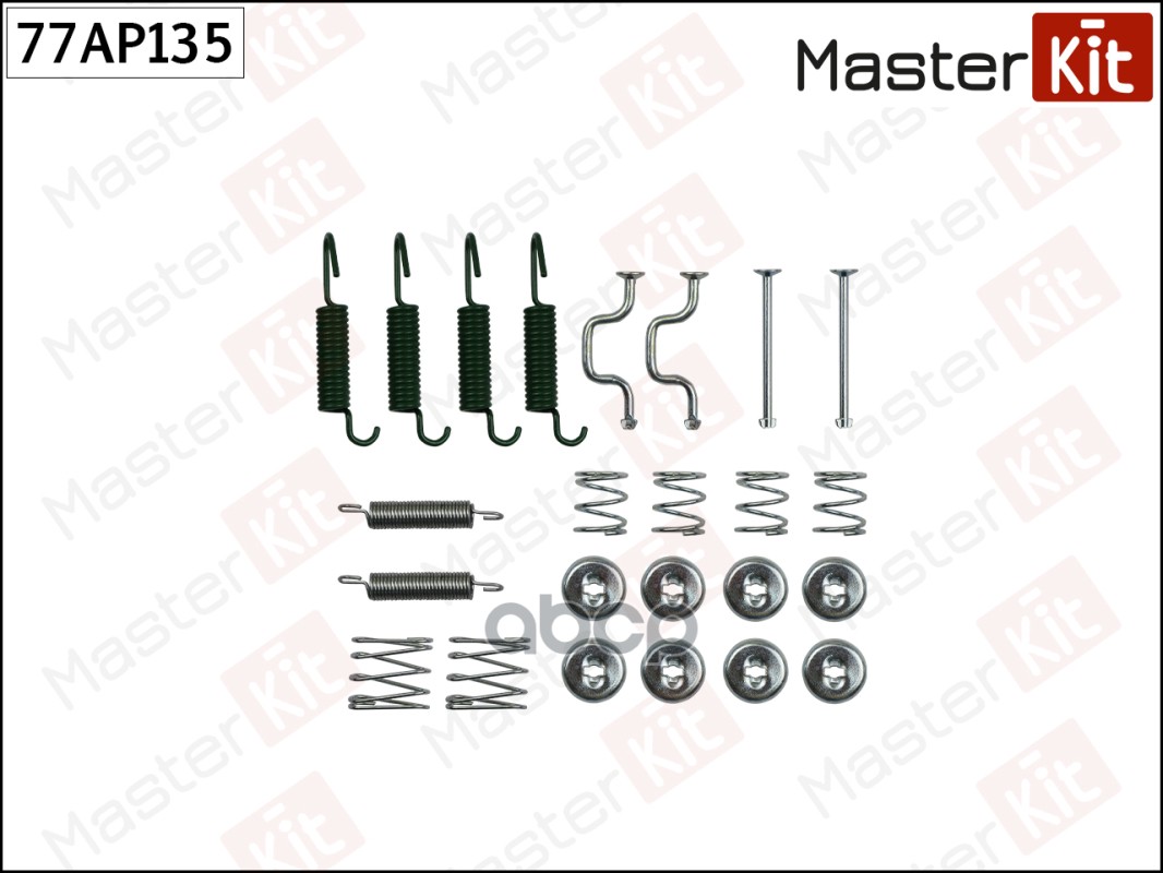 77AP135 Комплект установочный барабанных колодок Toyota LAND CRUISER PRADO (_J15_) 2009 - MasterKit арт. 77ap135