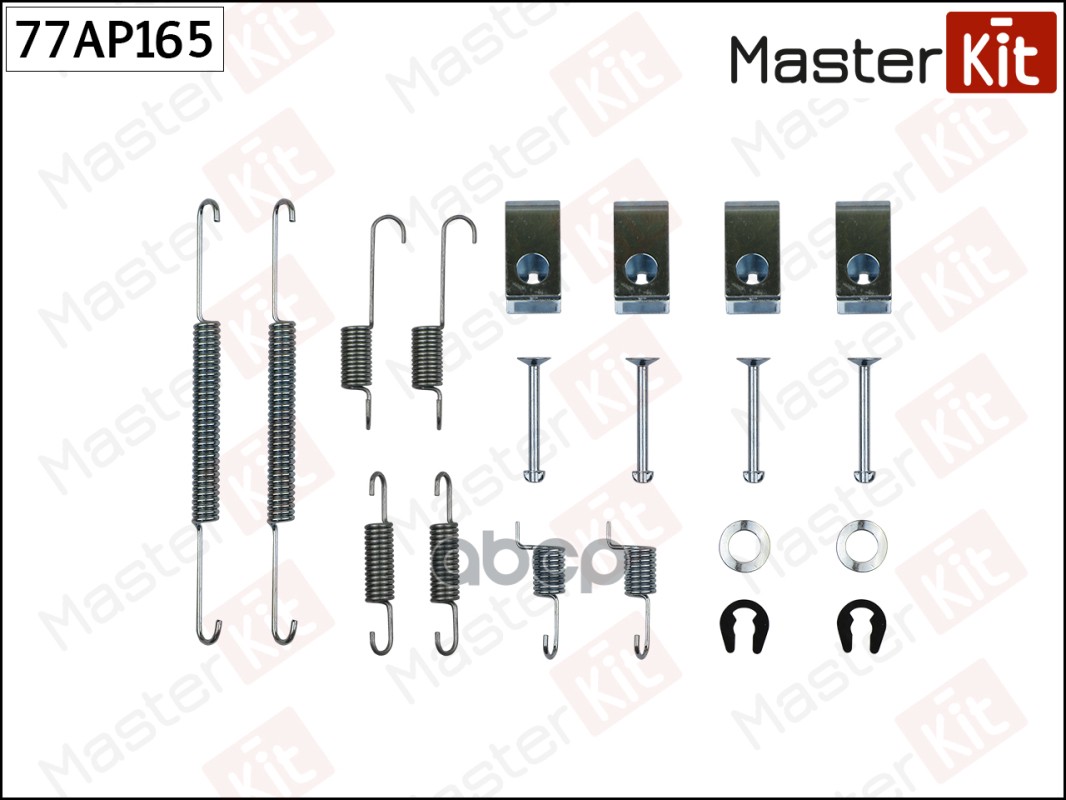 Комплект установочный тормозных колодок KIA Picanto MasterKit 77AP165 MasterKit арт. 77AP165