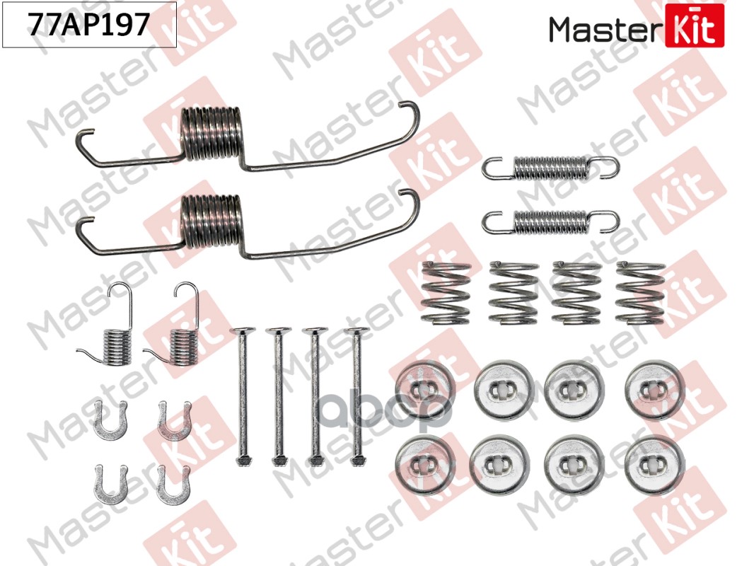 Комплект установочный барабанных колодок Toyota COROLLA (_E11_) 1997 - 2002 Masterkit MasterKit арт. 77AP197