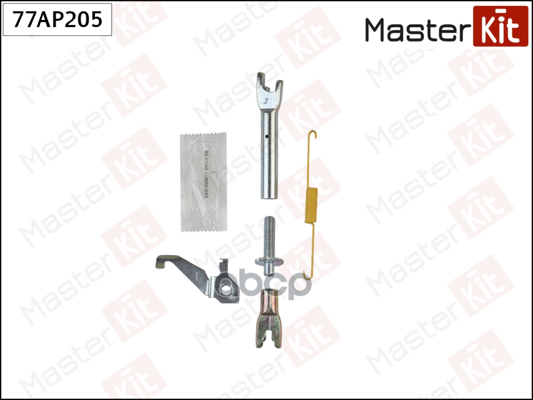 Комплект установочный барабанных колодок HONDA CIVIC 01-05/HR-V 99-05 MasterKit арт. 77AP205