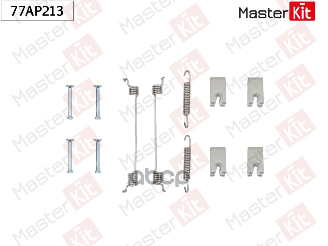 Комплект установочный барабанных колодок Ford FIESTA V (JH_, JD_) 2001 - 2010 MasterKit арт. 77AP213