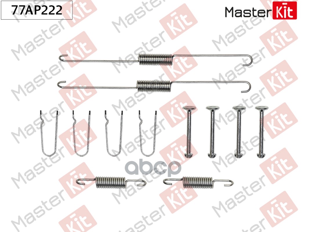 Комплект установочный барабанных колодок Mitsubishi L 200 / TRITON (KA_T, KB_T) 2004 - 2015 MasterKit арт. 77AP222