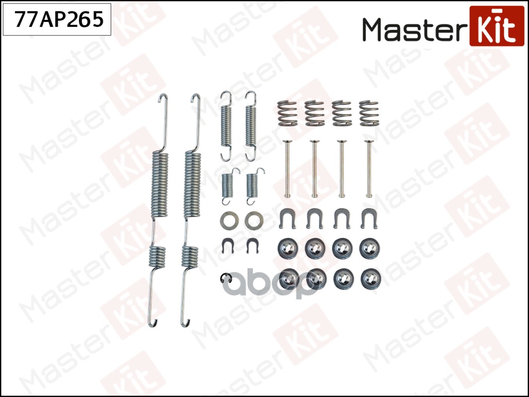 77AP265 Комплект установочный барабанных колодок Toyota HILUX VI (_N1_) 1994 - 2006 MasterKit арт. 77ap265