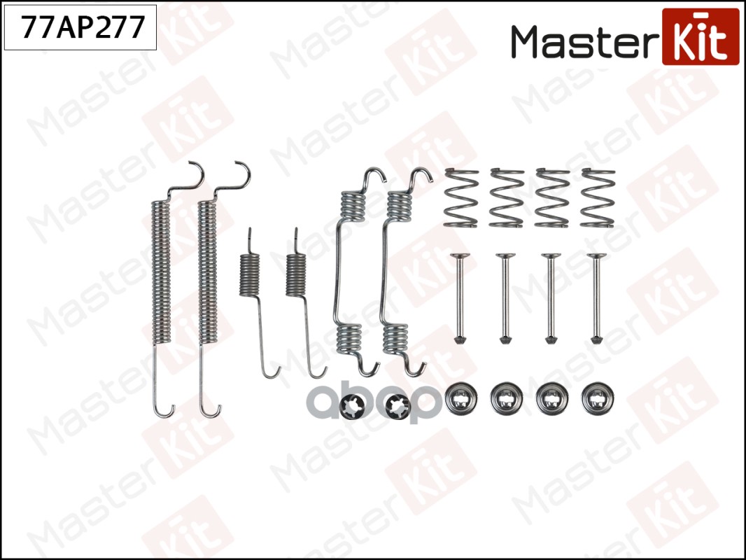 Комплект установочный барабанных колодок Opel ASTRA (A04) 2007 - MasterKit арт. 77AP277