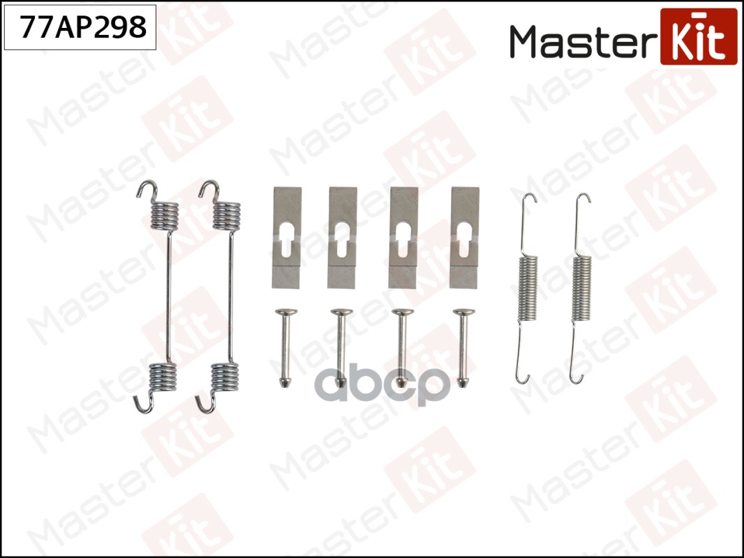 Комплект установочный барабанных колодок Mercedes-Benz M-CLASS (W163) 1998 - 2005 Masterkit MasterKit арт. 77AP298