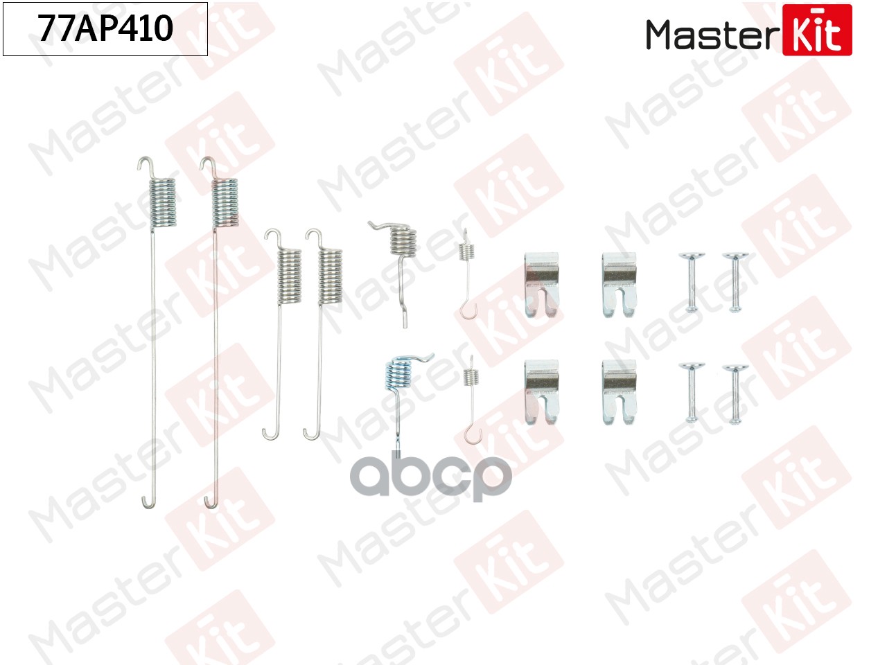 Комплект установочный барабанных колодок Land Rover FREELANDER (L314) 1998 - 2006 77AP410 MasterKit арт. 77AP410