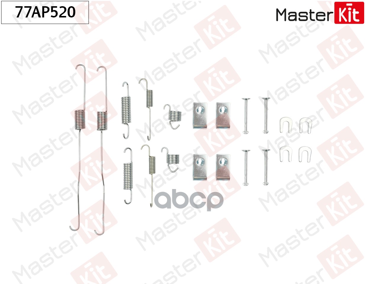 Комплект установочный барабанных колодок Toyota HIACE III (YH7_, LH6_, LH7_, LH5_, YH5_, YH6 77AP520 MasterKit арт. 77AP520
