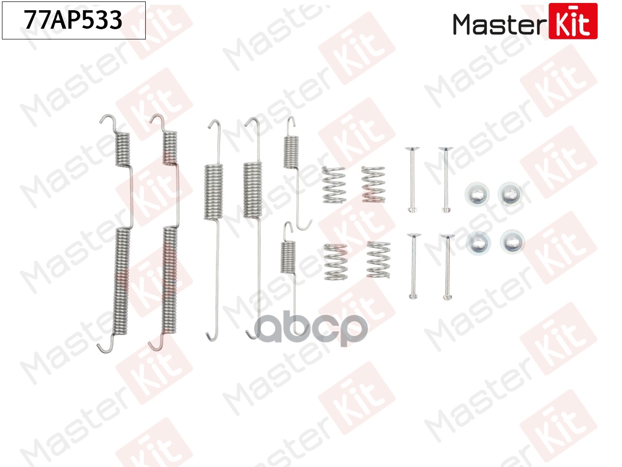 Комплект установочный барабанных колодок SsangYong REXTON (GAB_) 2002 - MasterKit арт. 77AP533