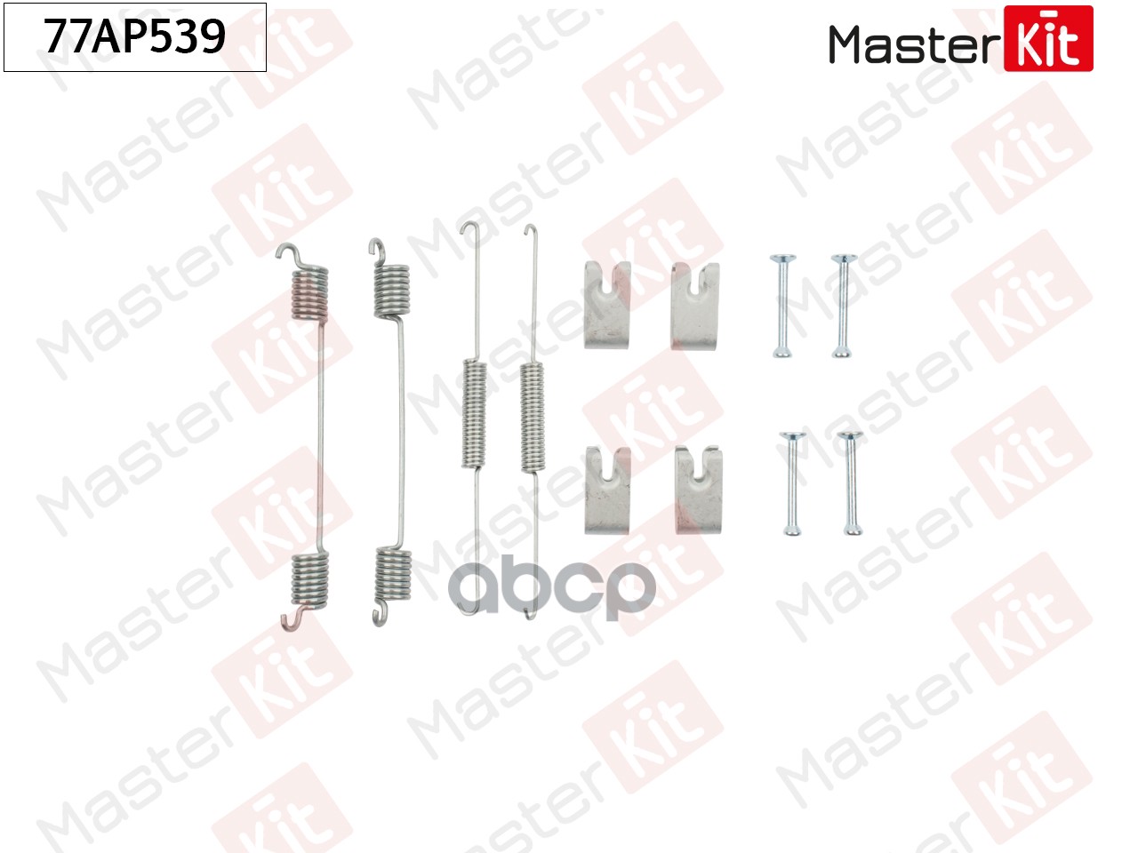 Комплект установочный барабанных колодок Fiat MAREA (185_) 1996 - 2007 MasterKit арт. 77AP539