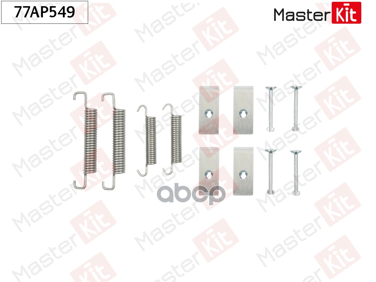 Комплект установочный барабанных колодок Chrysler PT CRUISER (PT_) 2000 - 2010 MasterKit арт. 77AP549