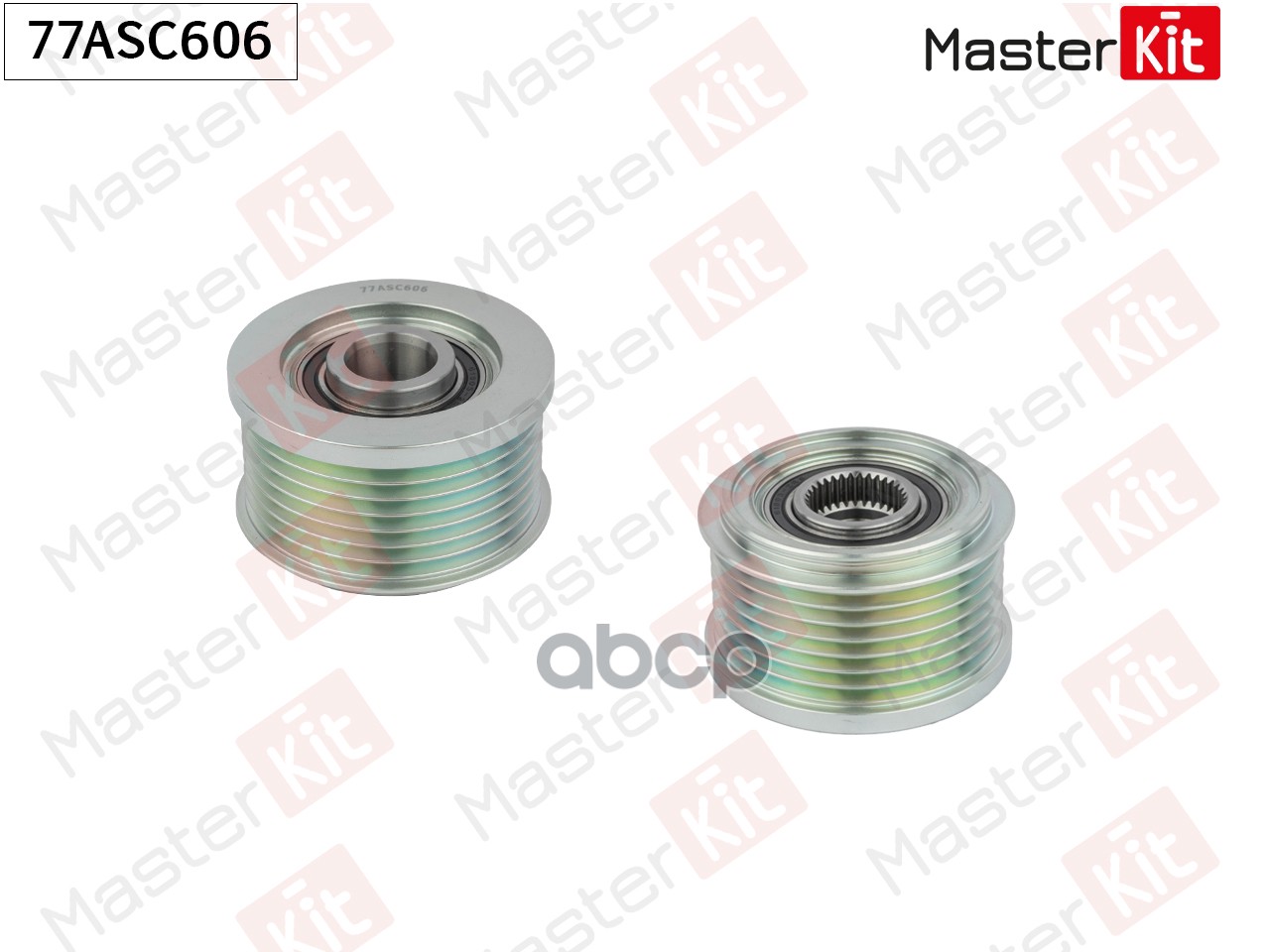 77ASC606 Шкив генератора FORD TRANSIT 06->  TOYOTA LC PRADO MasterKit арт. 77asc606