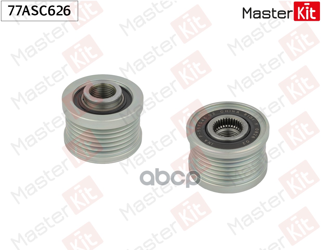 77ASC626 Шкив генератора NISSAN QASHQAI  JUKE MasterKit арт. 77asc626