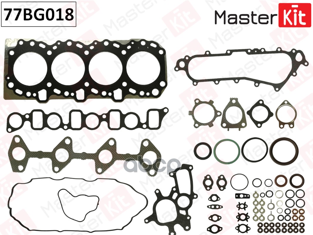 Комплект прокладок ДВС Toyota LAND CRUISER 90,HILUX 1KD-FTV 00-02 77BG018 MasterKit арт. 77BG018