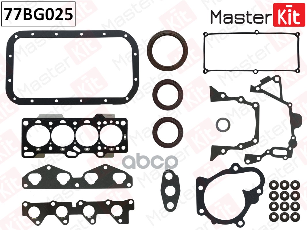Комплект прокладок ДВС Hyundai/Kia GOETZ,Picanto 1.0-1.1i 12V(G4HG,G4HD,G4HE) 02- 77BG025 MasterKit арт. 77BG025