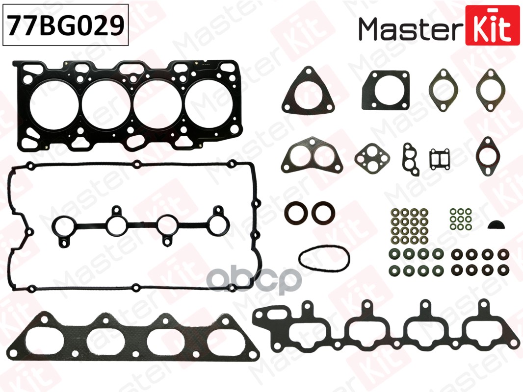 Верхний комплект прокладок ГБЦ Hyundai/Kia Santa Fe/Sonata 2.4i (G4JS/G4JG) 01- 77BG029 MasterKit арт. 77BG029