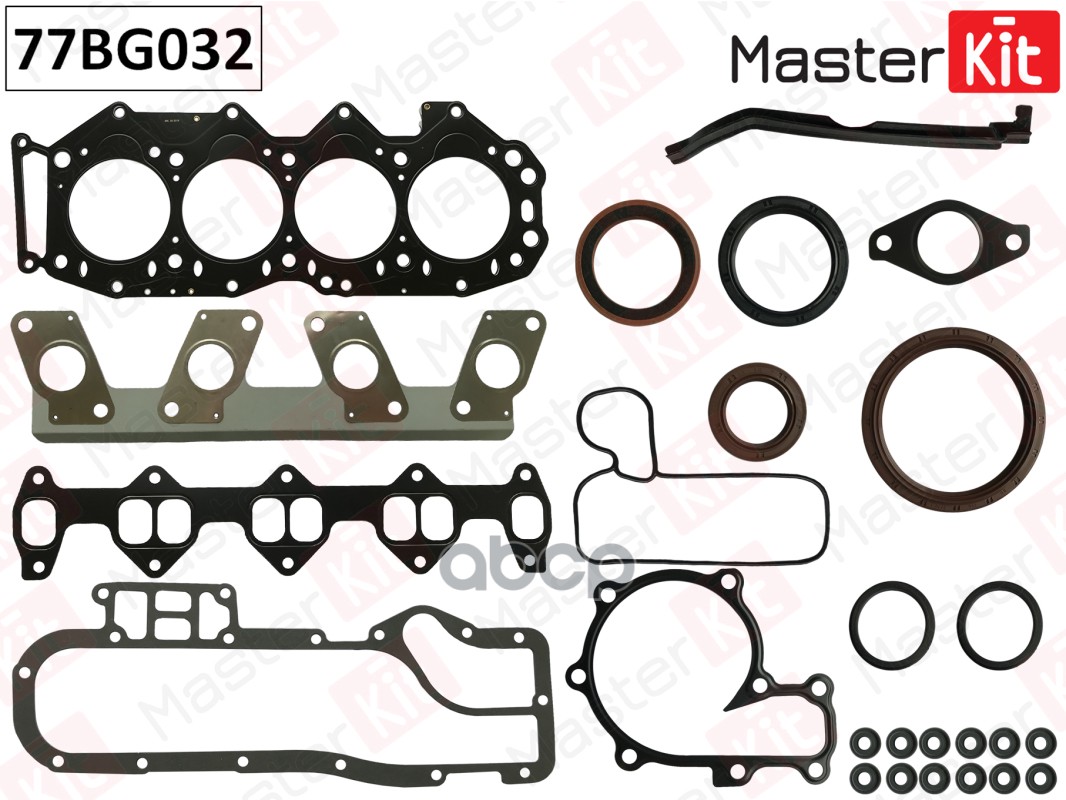 Комплект прокладок ДВС Mazda MPV WL/WL-T 2.5TD 96- 77BG032 MasterKit арт. 77BG032