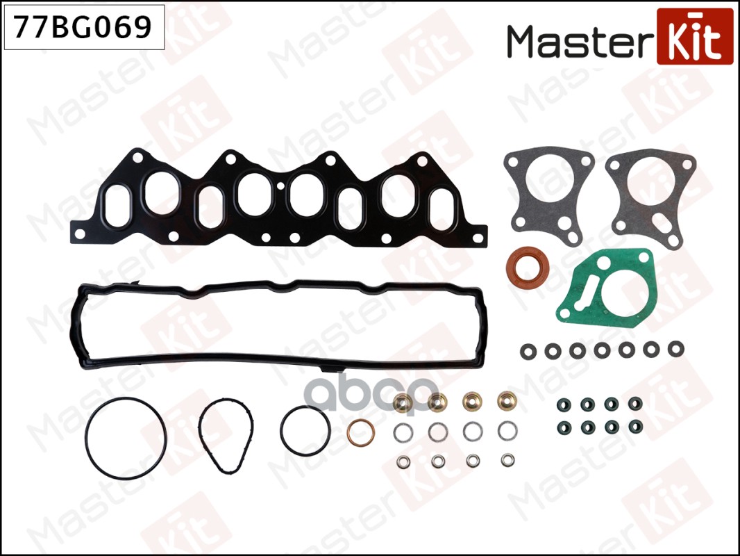 77BG069 Набор прокладок верхний RENAULT Megane/Kangoo/Rapid 1.6/1.9D F8M/F8Q MasterKit арт. 77bg069