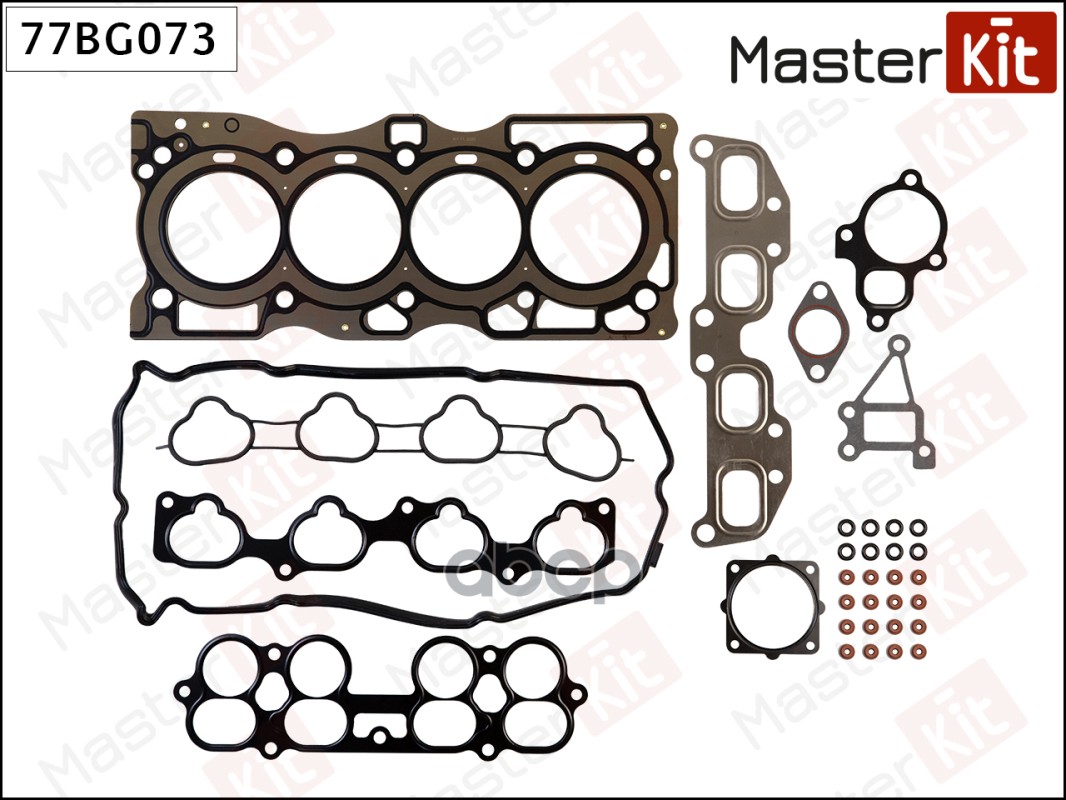 Набор прокладок верхний NISSAN Primera/X-Trail 2.0 QR20DE Masterkit 77BG073 MasterKit арт. 77BG073