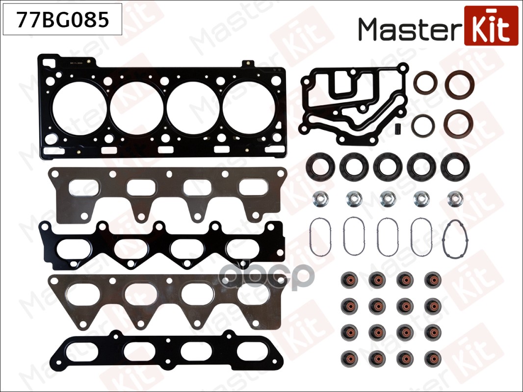 Набор прокладок верхний RENAULT Clio/Laguna/Megane/Scenic/Trafic 1.8/2.0 F4P/F4R MasterKit арт. 77BG085
