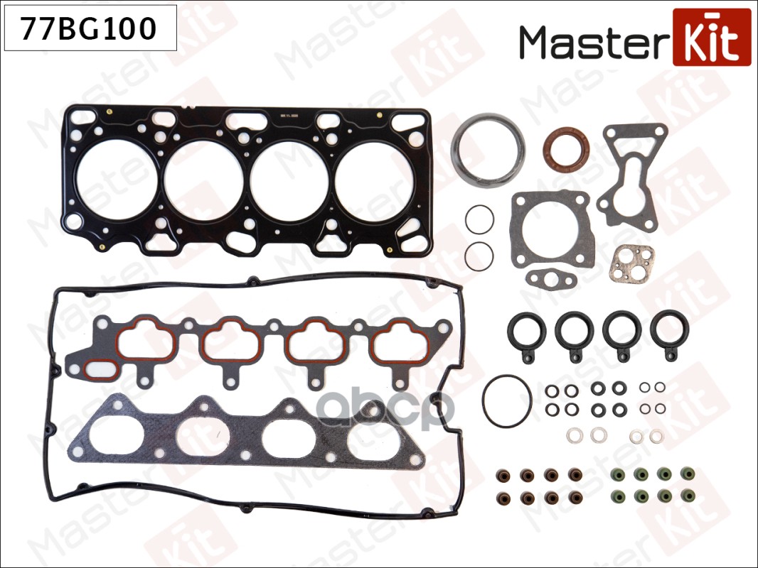 Набор прокладок двигателя MITSUBISHI Lancer/Outlander 2.0 4G63 Masterkit 77BG100 MasterKit арт. 77BG100